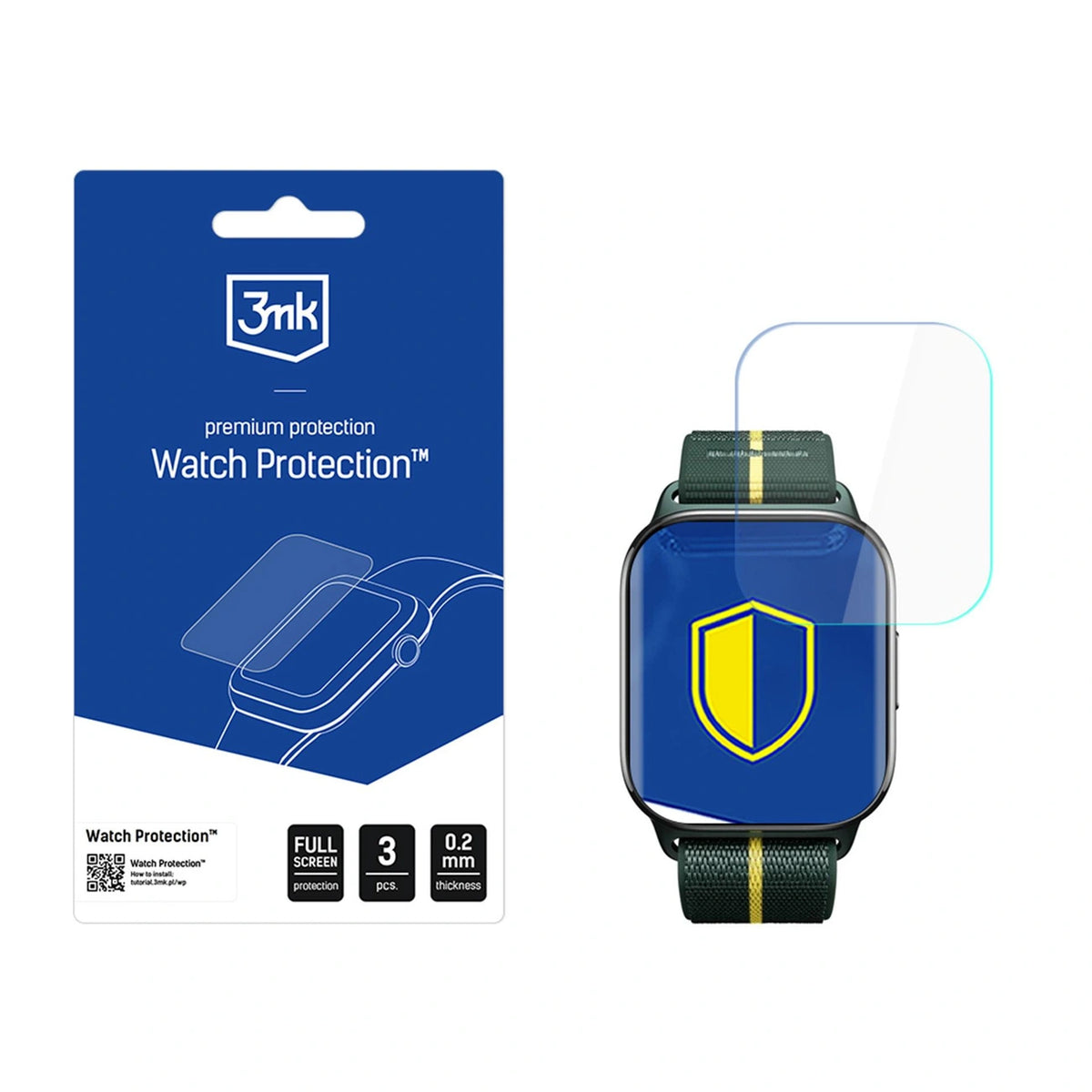 Folia ochronna na ekran smartwatcha 3mk Watch Protection ARC na Motorola Moto Watch Fit