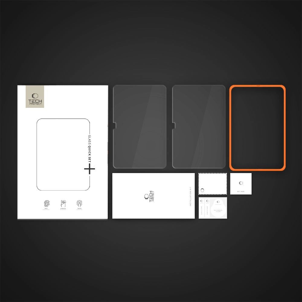 Szkło hartowane Tech-Protect Easy Set+ na iPad 10.9” 2022 / iPad 11” 2025