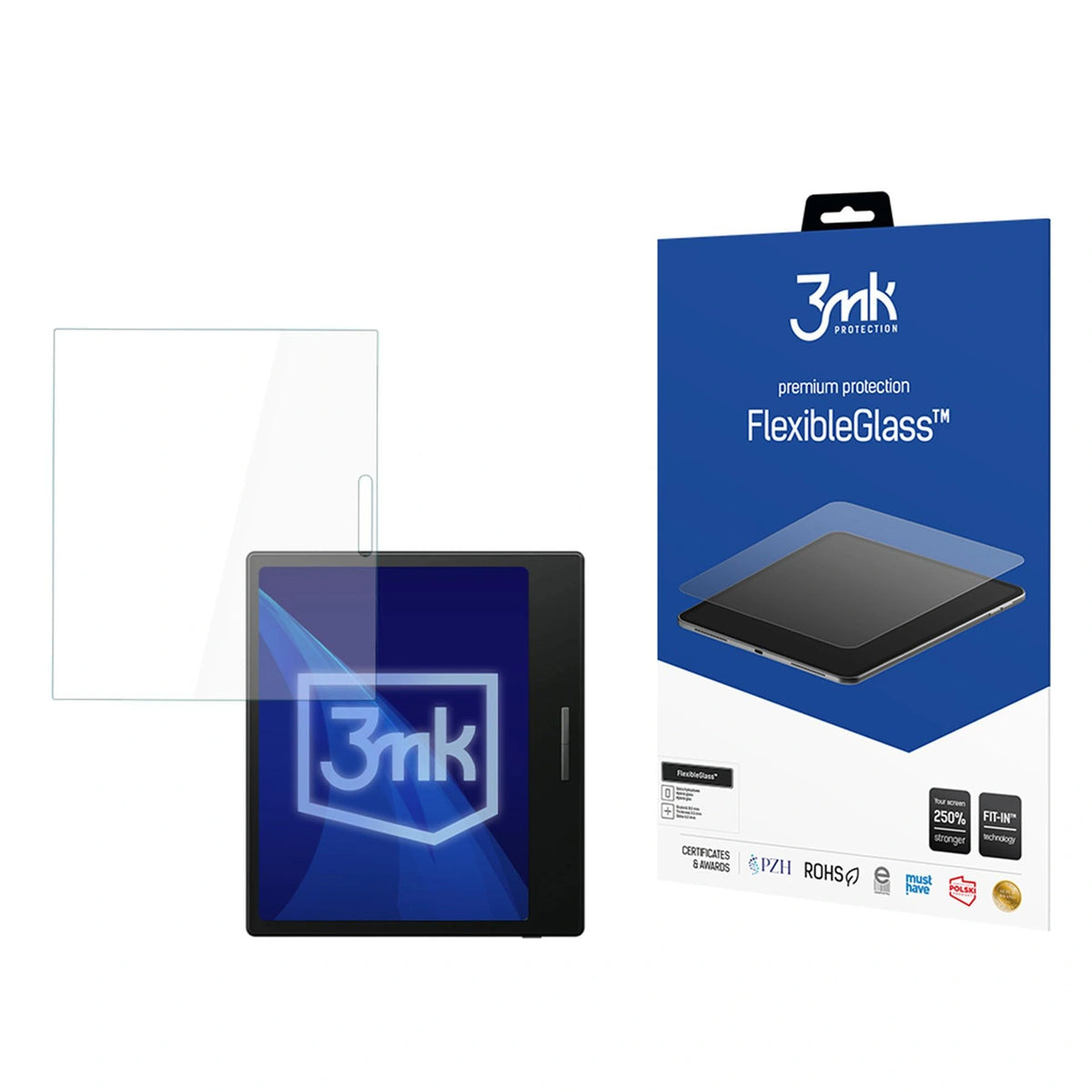 Szkło hybrydowe 3mk FlexibleGlass na Onyx Boox Go 7 / Go Color 7 (Gen II)