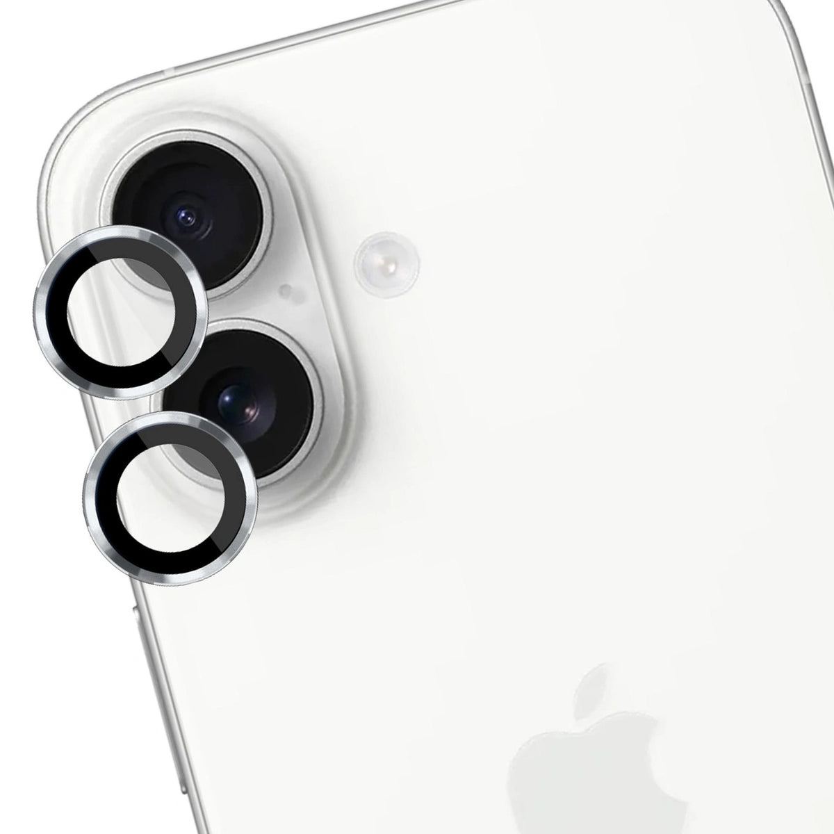 Szkło na obiektyw aparatu 3mk Lens Protection do Apple iPhone 17 - srebrne – zdjęcie 3