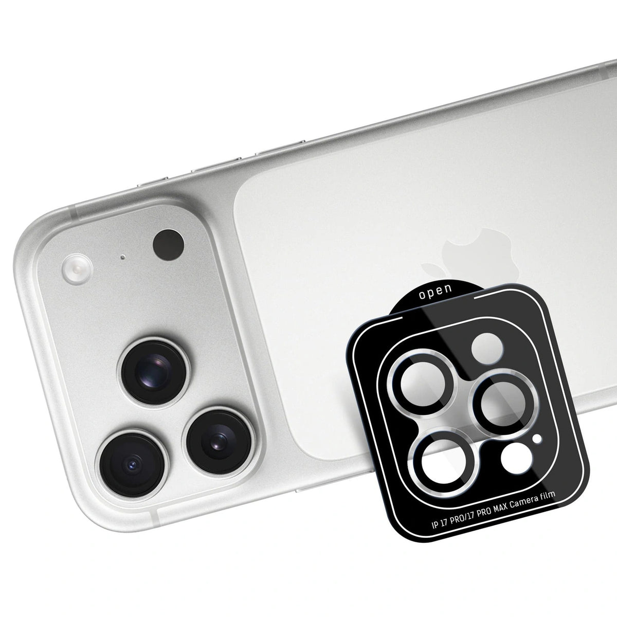 Szkło na obiektyw do Apple iPhone 17 Pro /17 Pro Max - przezroczyste – zdjęcie 3