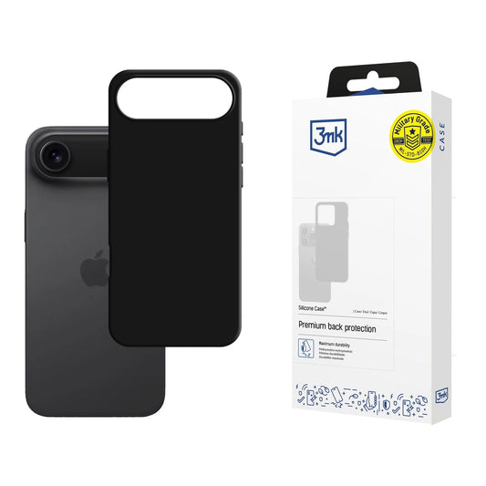 Etui 3mk Silicone Case na iPhone 17 Air - czarne