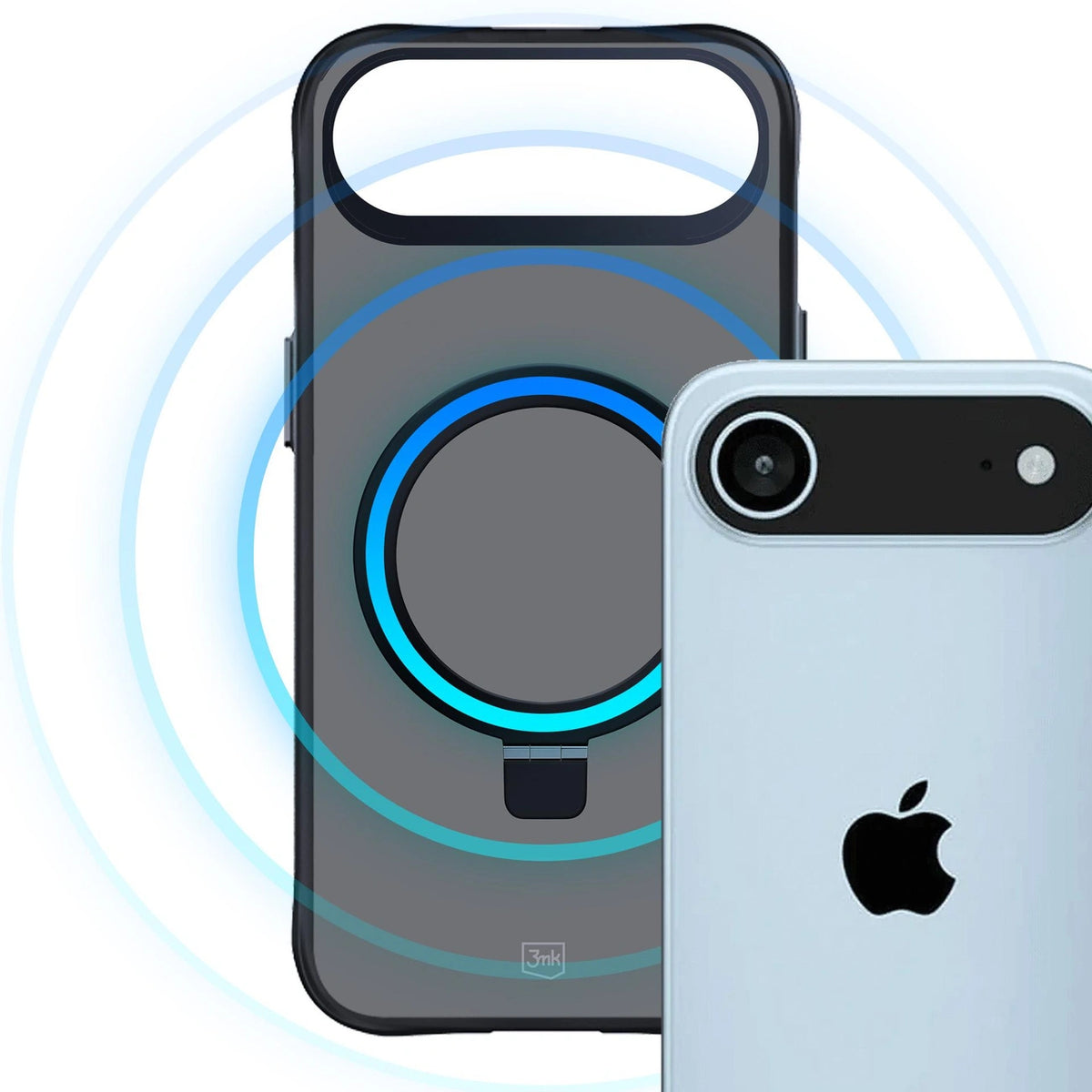 Etui 3mk Smoke Case Mag&Stand na iPhone Air - czarne