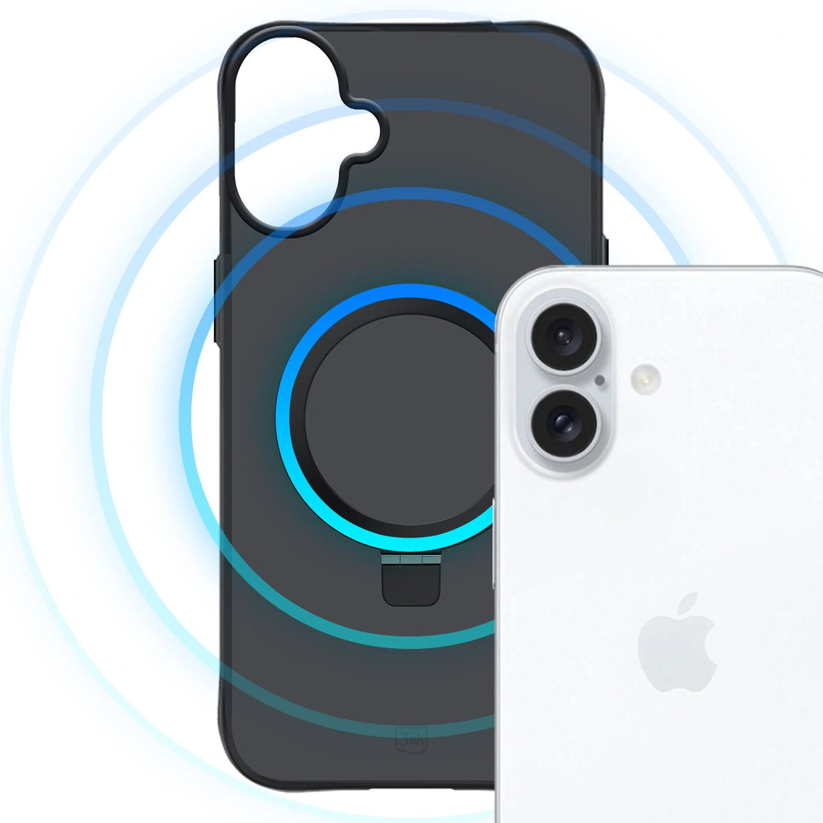 Etui 3mk Smoke Case Mag&Stand na iPhone 17 - czarne – zdjęcie 6