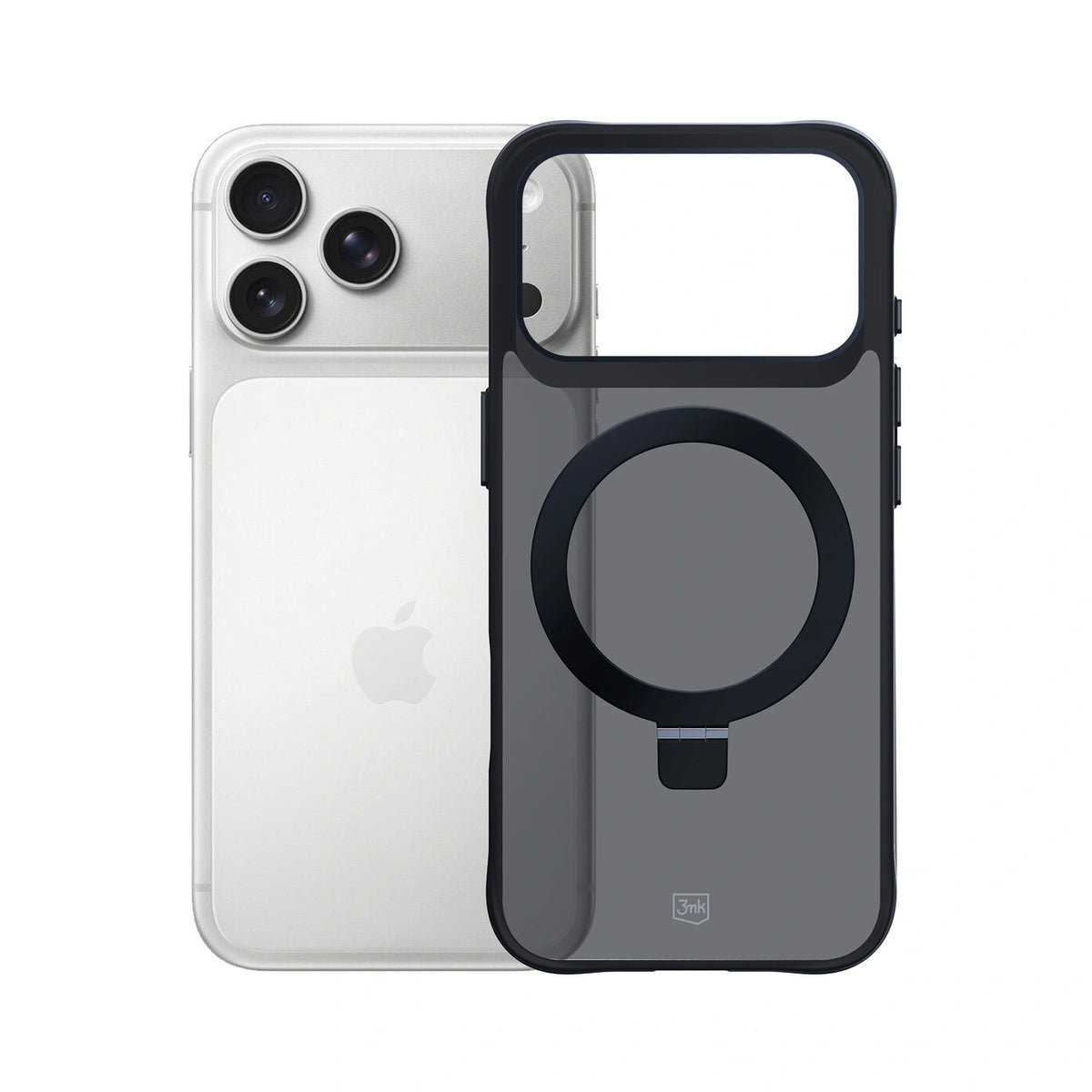 Etui 3mk Smoke Case Mag&Stand na iPhone 17 Pro - czarne