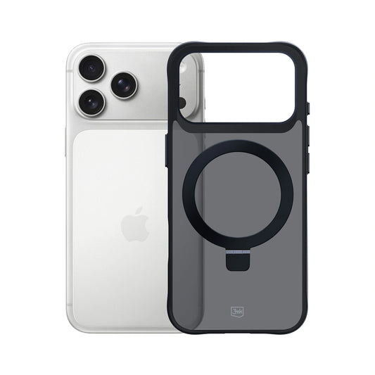 Etui 3mk Smoke Case Mag&Stand na iPhone 17 Pro - czarne