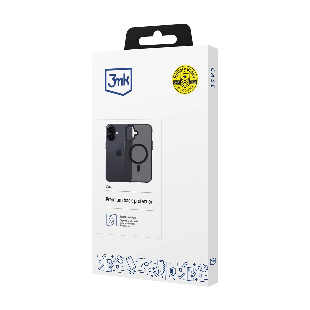 Etui 3mk Smoke MagCase na iPhone 17 - czarne półprzezroczyste – zdjęcie 10