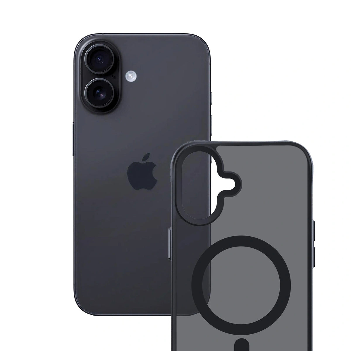 Etui 3mk Smoke MagCase na iPhone 17 - czarne półprzezroczyste – zdjęcie 3