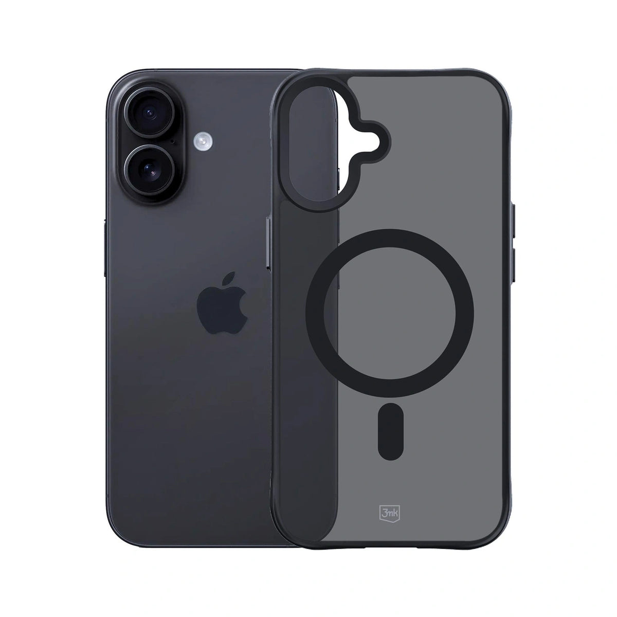 Etui 3mk Smoke MagCase na iPhone 17 - czarne półprzezroczyste – zdjęcie 4