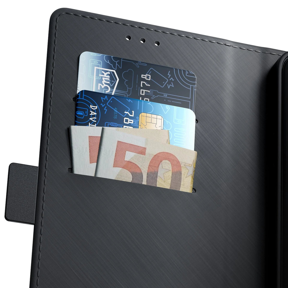 Etui 3mk Wallet Case na iPhone 17 Pro Max - czarne – zdjęcie 6