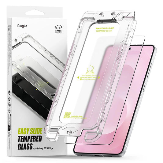 Szkło hartowane Ringke Easy na Samsung Galaxy S25 Edge - przezroczyste