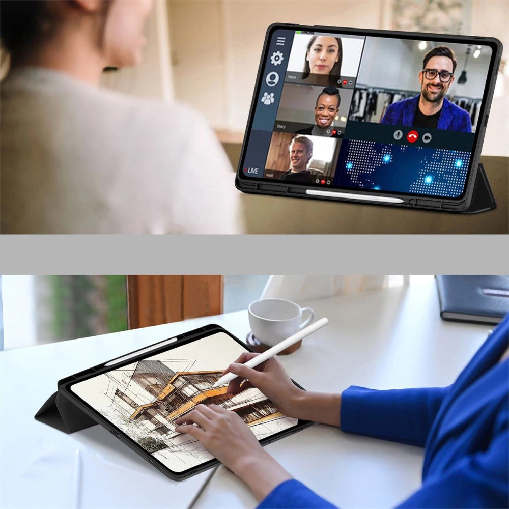 Etui TechProtect na Samsung Galaxy Tab S10 FE+ 13.1 X620 / X626B - czarne – zdjęcie 7