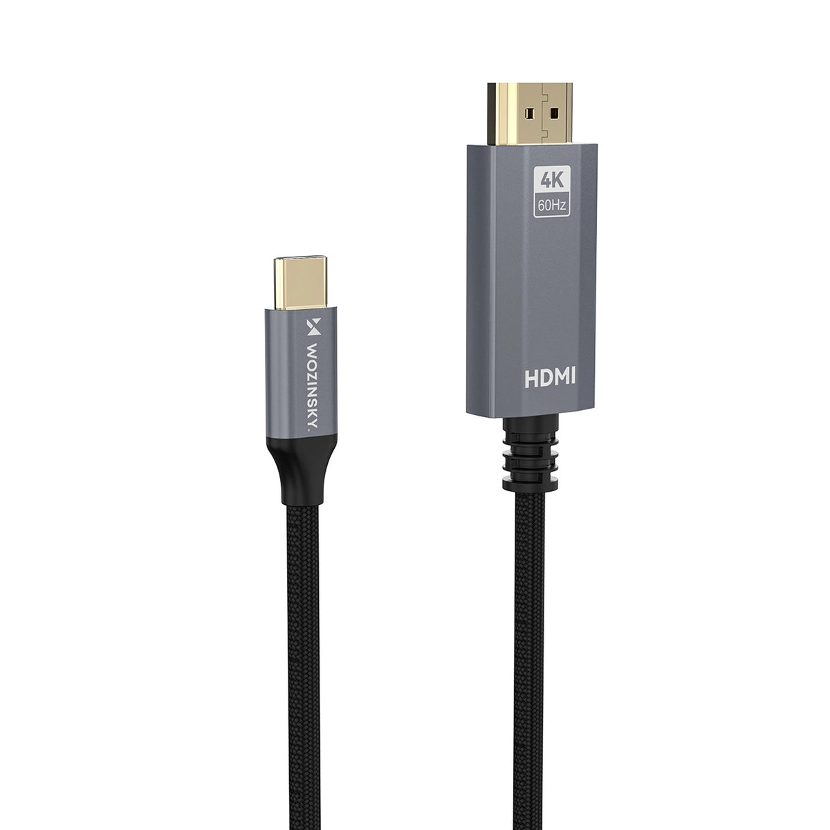 Kabel Wozinsky WCCH-01 USB-C - HDMI 4K 60Hz 1,8m - czarny – zdjęcie 4
