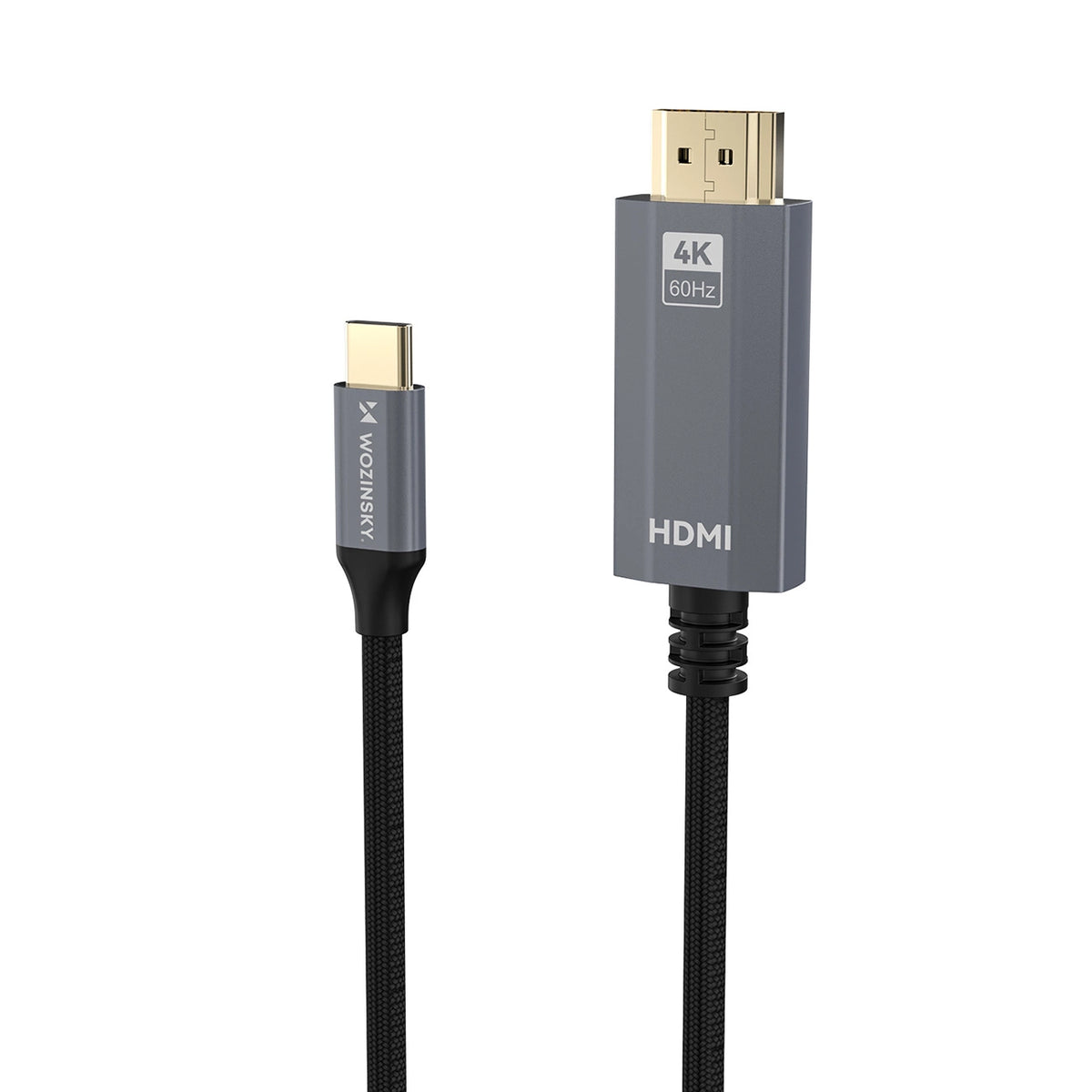 Kabel Wozinsky WCCH-01 USB-C - HDMI 4K 60Hz 1,8m - czarny – zdjęcie 5