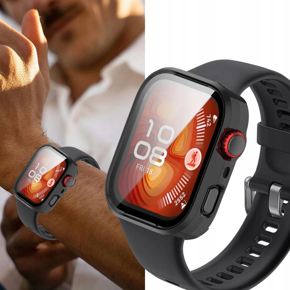 Etui Tech-Protect Defense na Huawei Watch Fit 4 - przezroczyste – zdjęcie 4