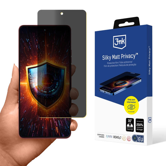 Folia prywatyzująca 3mk Silky Matt Privacy na Motorola Moto G86 / G86 Power