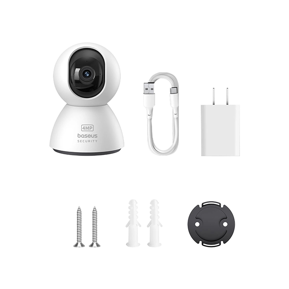 Kamera wewnętrzna Baseus Security P1 3K (wersja EU) - biała – zdjęcie 6