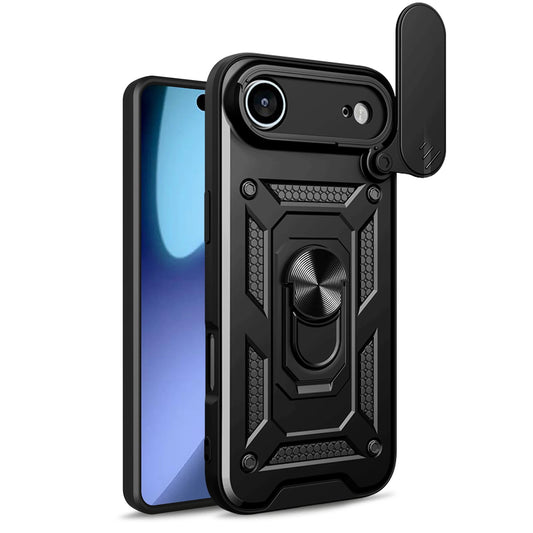 Etui Hybrid Armor na iPhone 17 Air pancerne z podstawką i osłoną aparatu