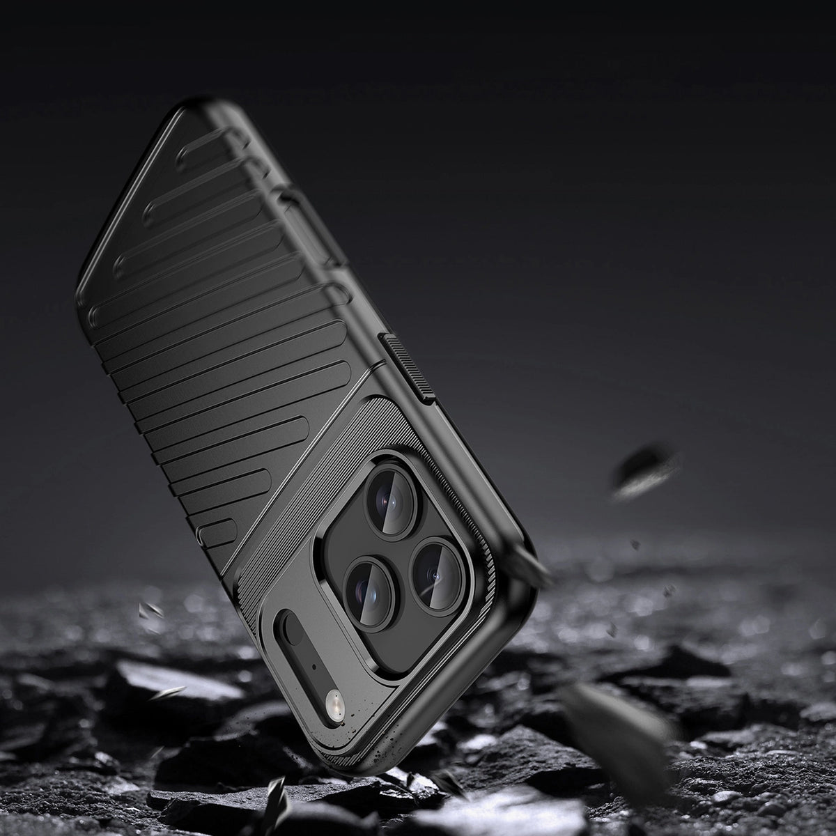 Etui Thunder Case na iPhone 17 Pro Max - czarne – zdjęcie 3