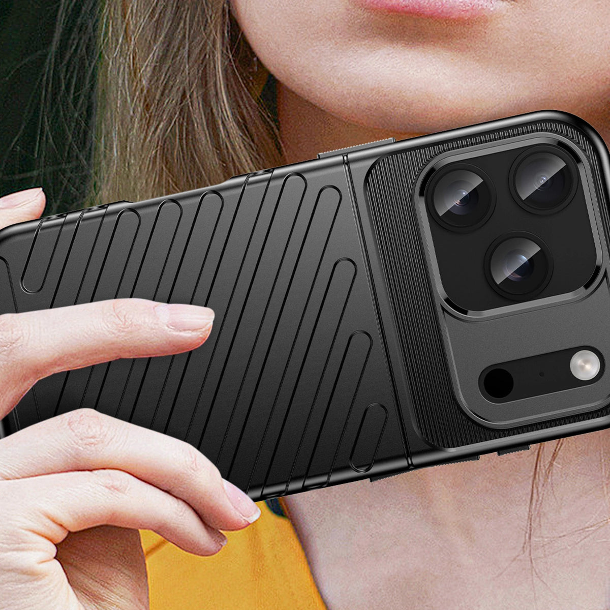 Etui Thunder Case na iPhone 17 Pro Max - czarne – zdjęcie 5