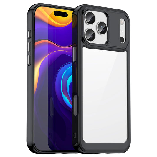 Etui Outer Space na iPhone 17 Pro - czarne przezroczyste