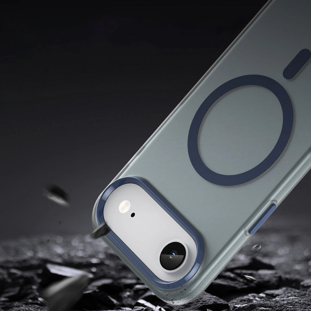 Etui Magnetic na iPhone 17 Air kompatybilne z MagSafe - matowe niebieskie – zdjęcie 9