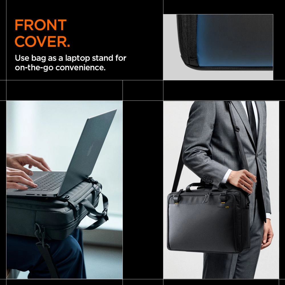 Torba Spigen KD300 na laptopa - czarna – zdjęcie 14