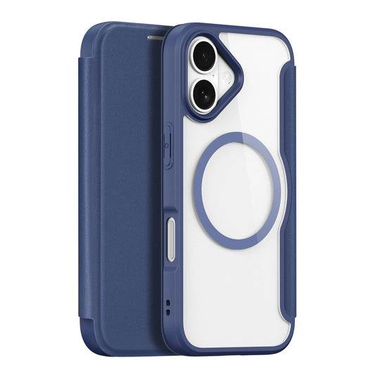 Etui Dux Ducis Skin X na iPhone 17 Air z MagSafe i portfelem - niebieskie