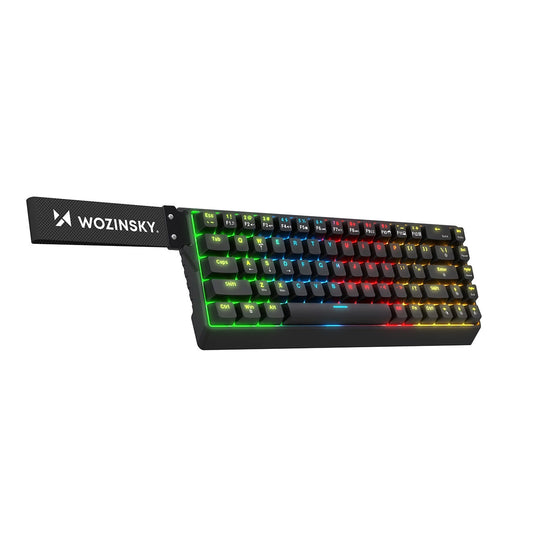 Klawiatura gamingowa Wozinsky WKGP-1165 mechaniczna podświetlana - czarna