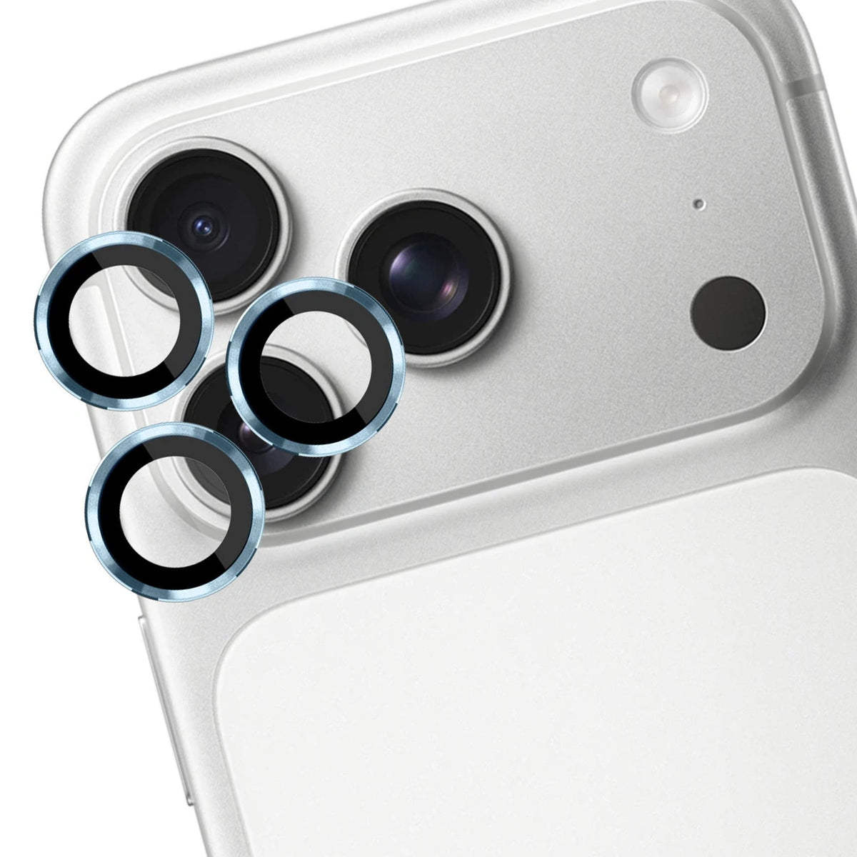 Szkło hartowane na obiektyw do iPhone 17 Pro /17 Pro Max - jasnoniebieskie – zdjęcie 6