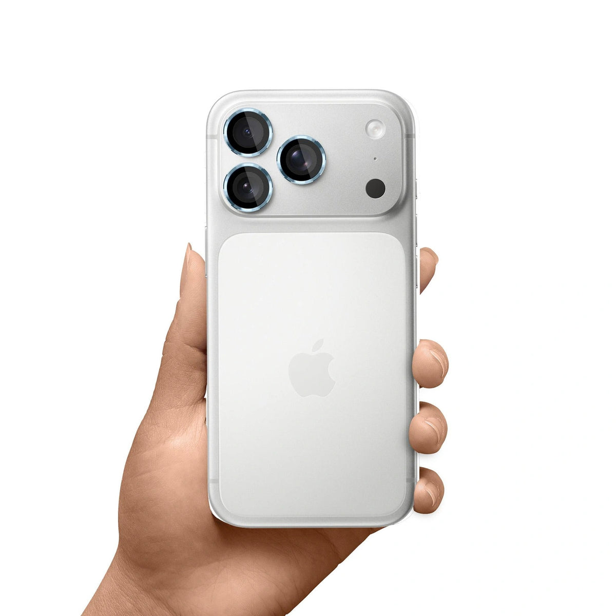 Szkło hartowane na obiektyw do iPhone 17 Pro /17 Pro Max - jasnoniebieskie – zdjęcie 8