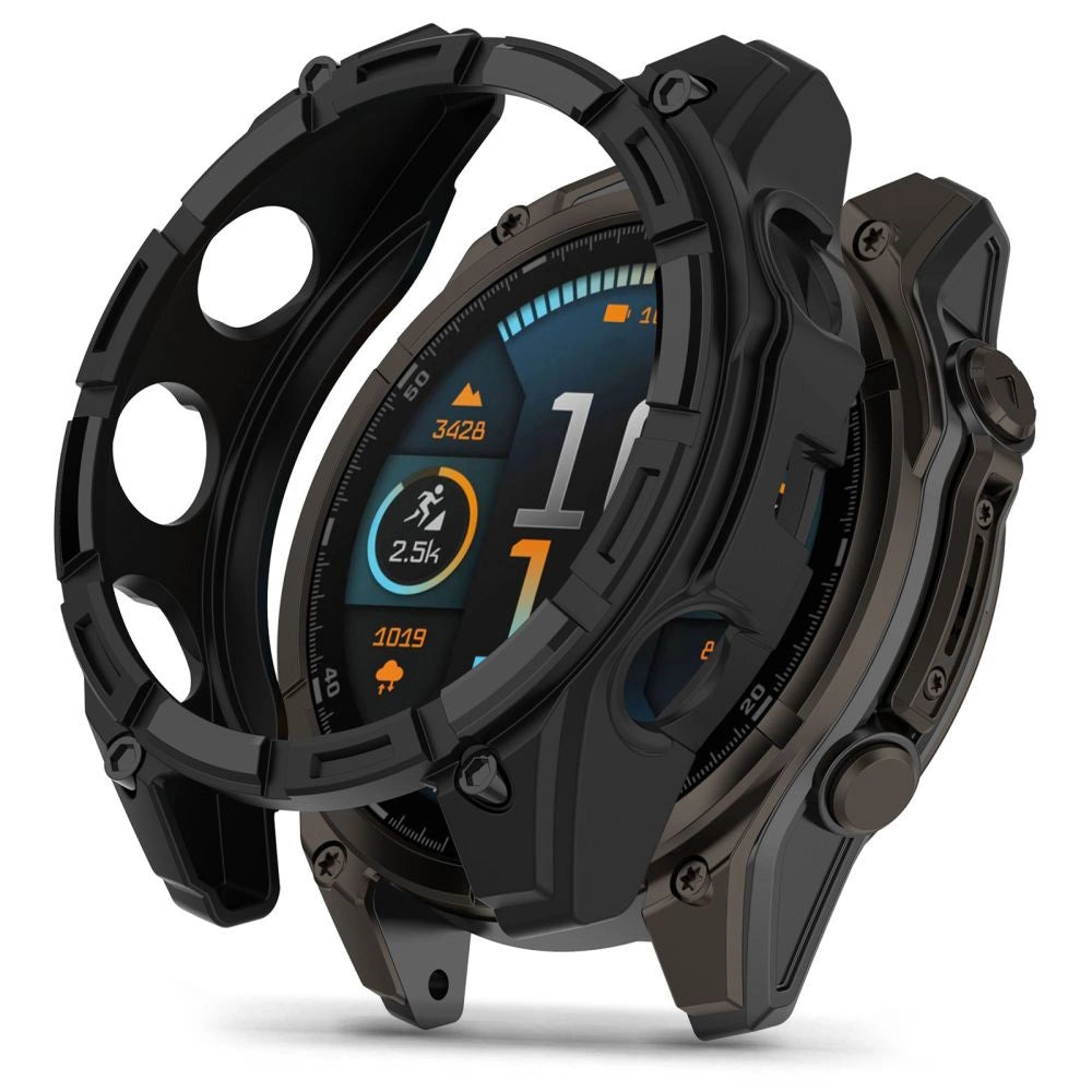 Etui Tech-Protect Defense Air na Garmin Fenix 8 51 mm - czarne