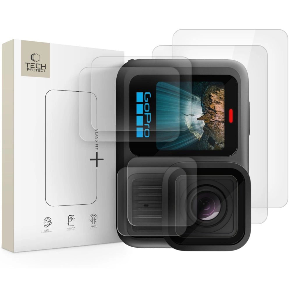 Szkło hartowane Tech-Protect Glass Fit+ na GoPro Hero 13 - przezroczyste