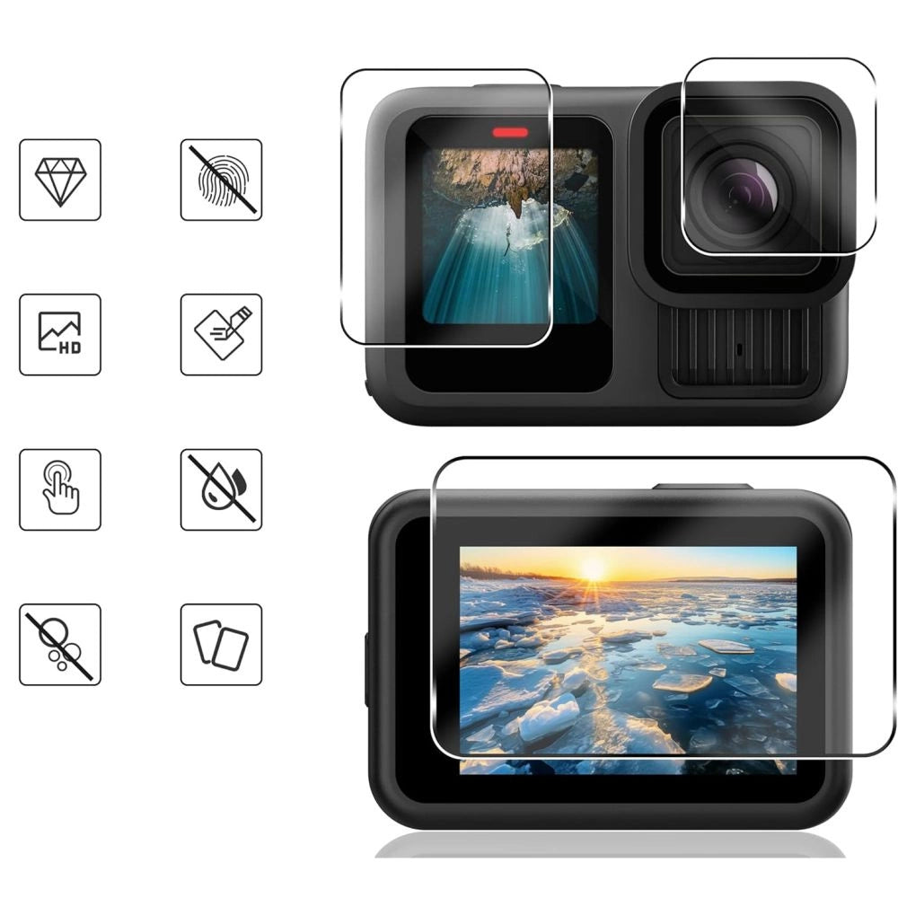 Szkło hartowane Tech-Protect Glass Fit+ na GoPro Hero 13 - przezroczyste – zdjęcie 2