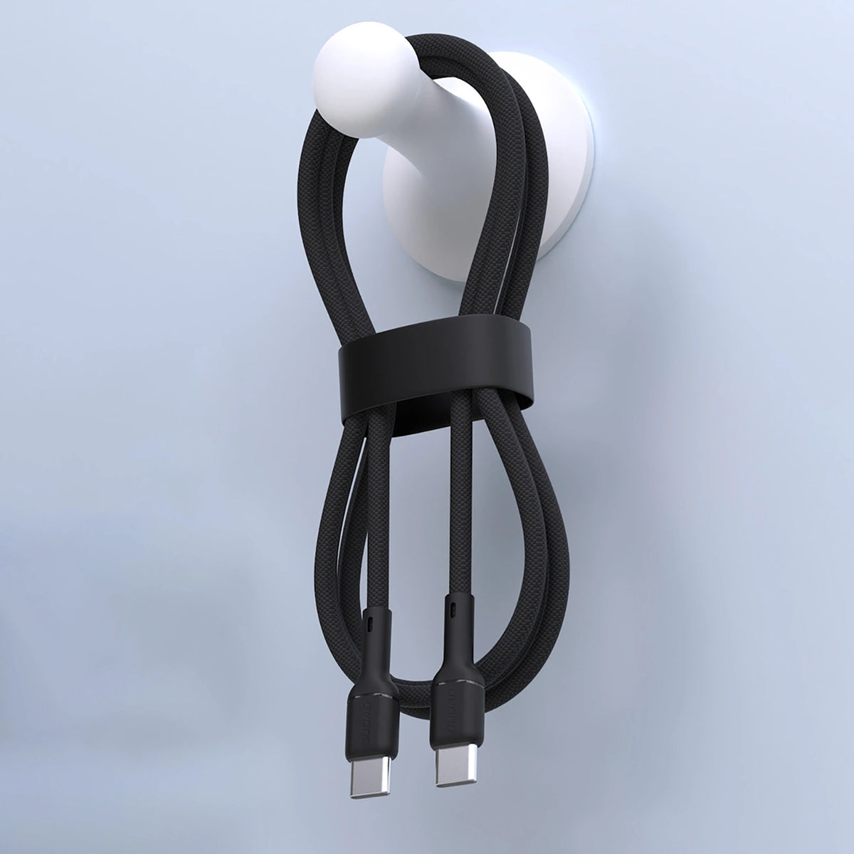 Kabel Dudao L9C 65W USB-C - USB-C 1m - czarny – zdjęcie 3