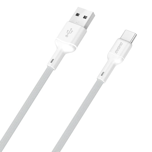 Kabel Dudao L9T 5A USB-A - USB-C 1m - biały