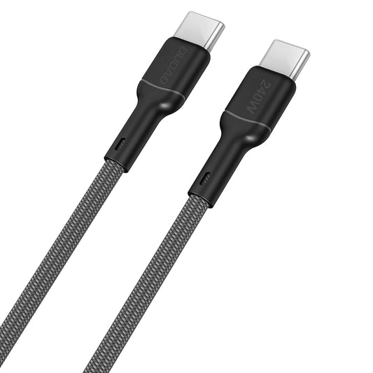 Kabel Dudao L9C Max 240W PD USB-C - USB-C 2m - czarny
