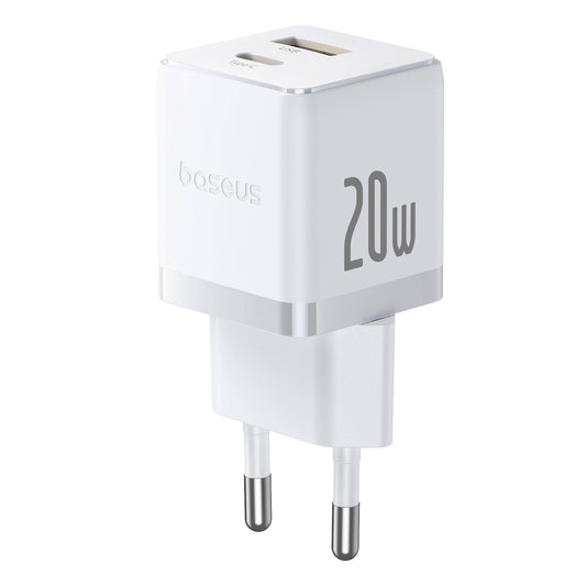 Ładowarka sieciowa Baseus Palm 20W USB-C USB-A - biała