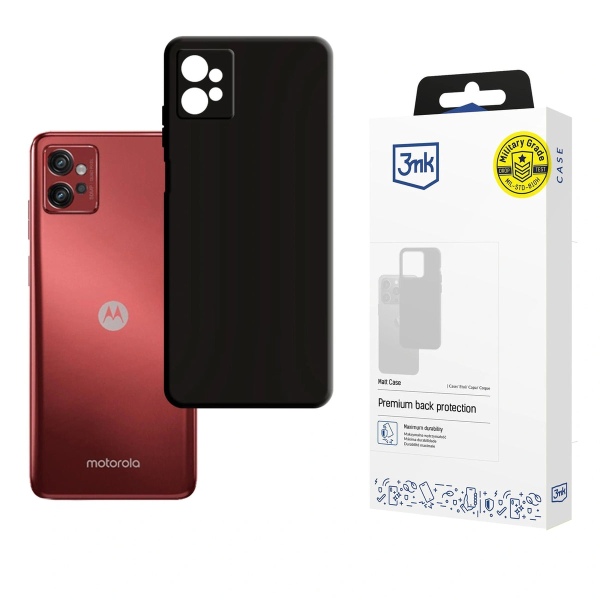 Etui 3mk Matt Case na Motorola Moto G32 - czarne