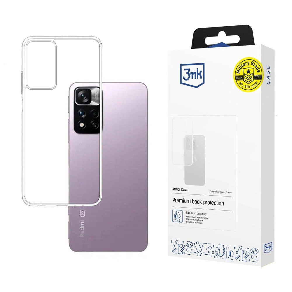 Etui 3mk Armor Case na Xiaomi Redmi Note 11 5G - przezroczyste