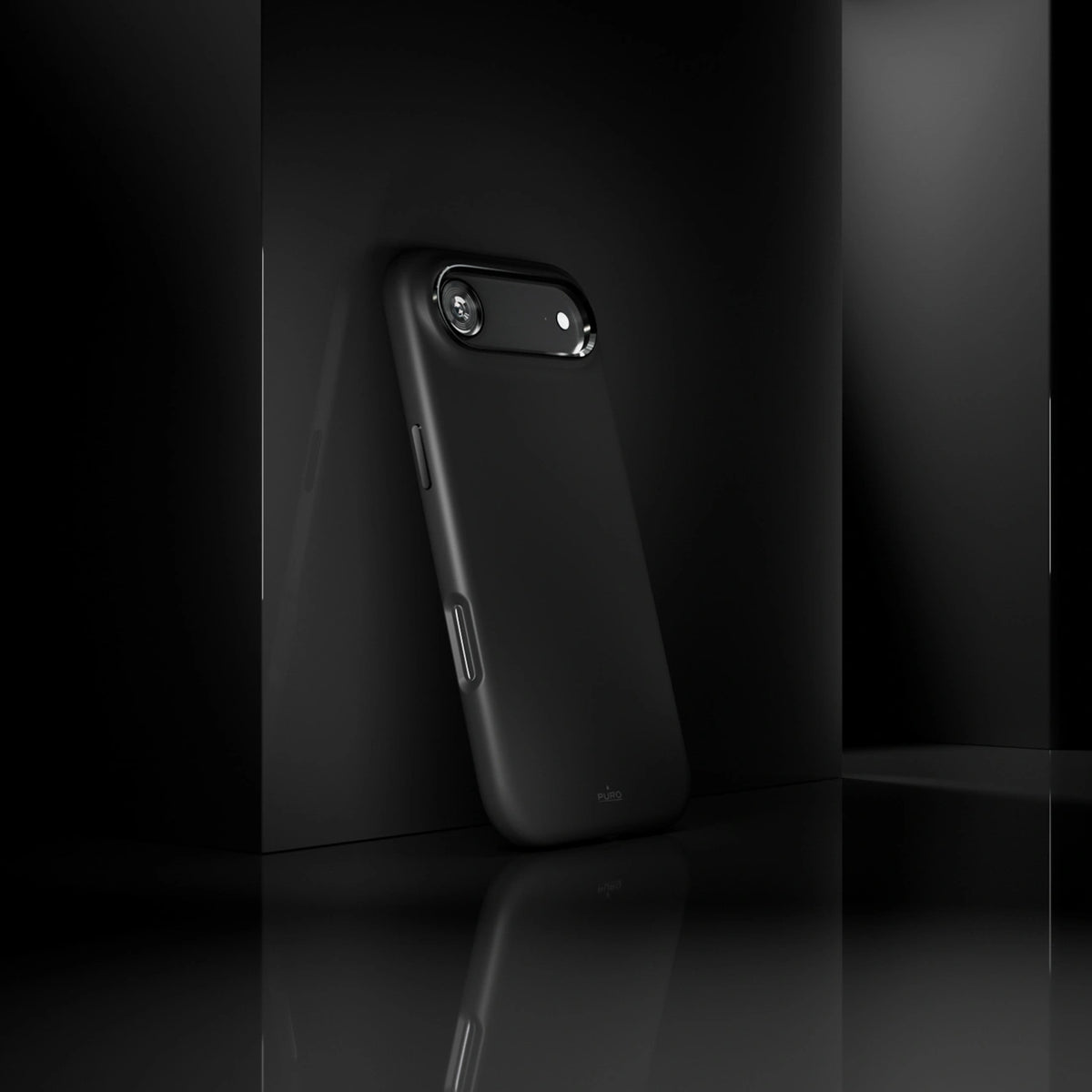 Etui silikonowe Puro Icon Mag Pro Liquid Silicone na iPhone 17 - czarne – zdjęcie 7