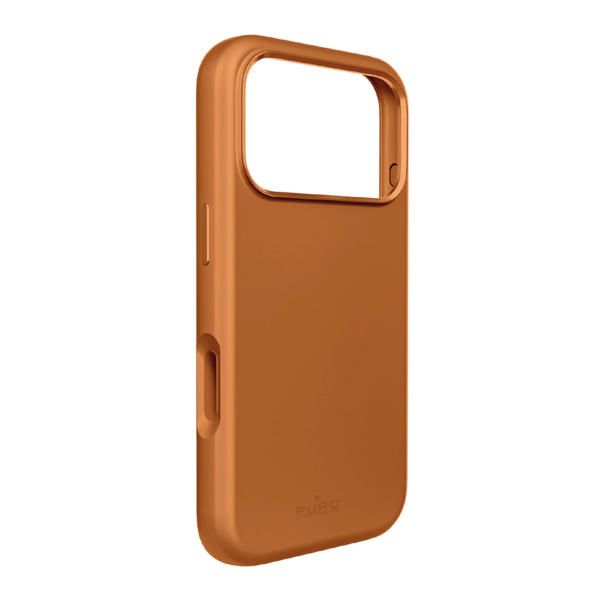 Etui silikonowe Puro Icon Mag Pro Liquid Silicone na iPhone - pomarańczowe