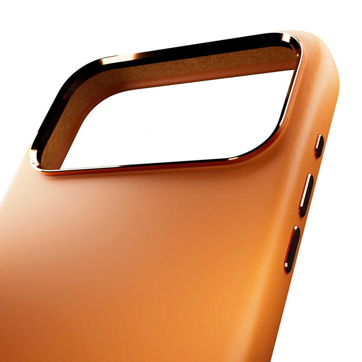 Etui silikonowe Puro Icon Mag Pro Liquid Silicone na iPhone - pomarańczowe – zdjęcie 8