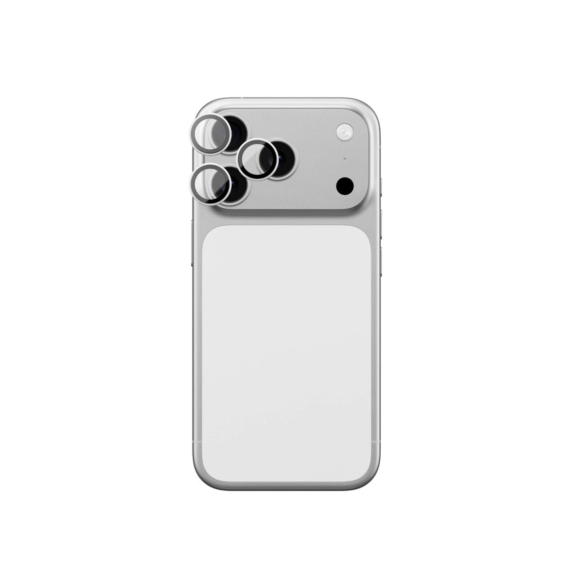 Szkło na aparat AMAZINGTHING na iPhone 17 Pro / Pro Max - ze srebrną ramką – zdjęcie 2