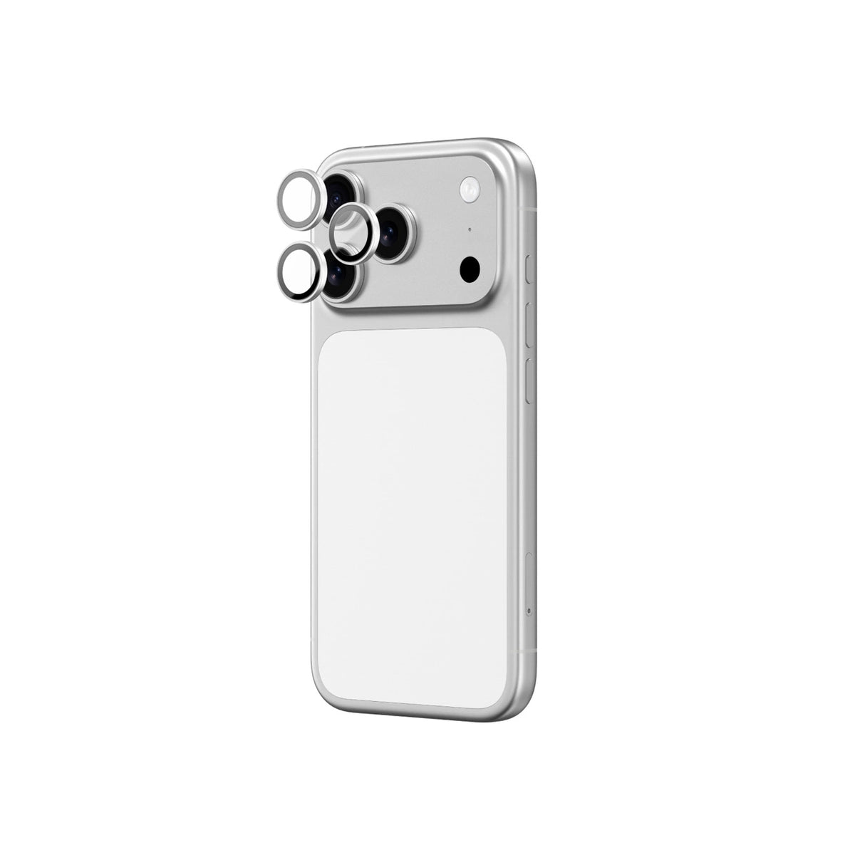 Szkło na aparat AMAZINGTHING na iPhone 17 Pro / Pro Max - ze srebrną ramką – zdjęcie 4