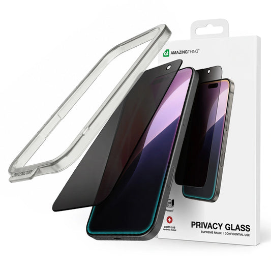Szkło hartowane AMAZINGTHING Titan Privacy FusionFilter 7 na iPhone 17 Air