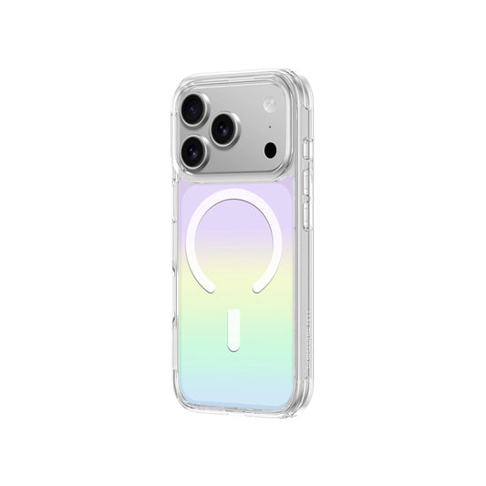 Etui AMAZINGTHING Minimal na iPhone 17 Pro kompatybilne z MagSafe tęczowe