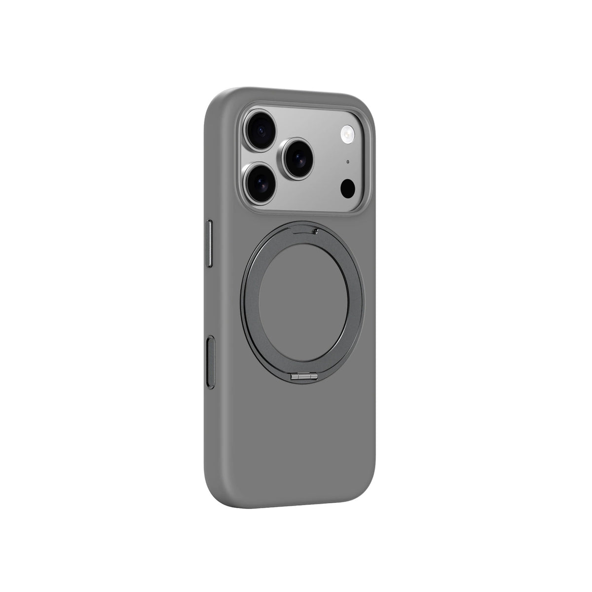Etui AMAZINGTHING Cloudie na iPhone 17 Pro z podstawką - szare – zdjęcie 3