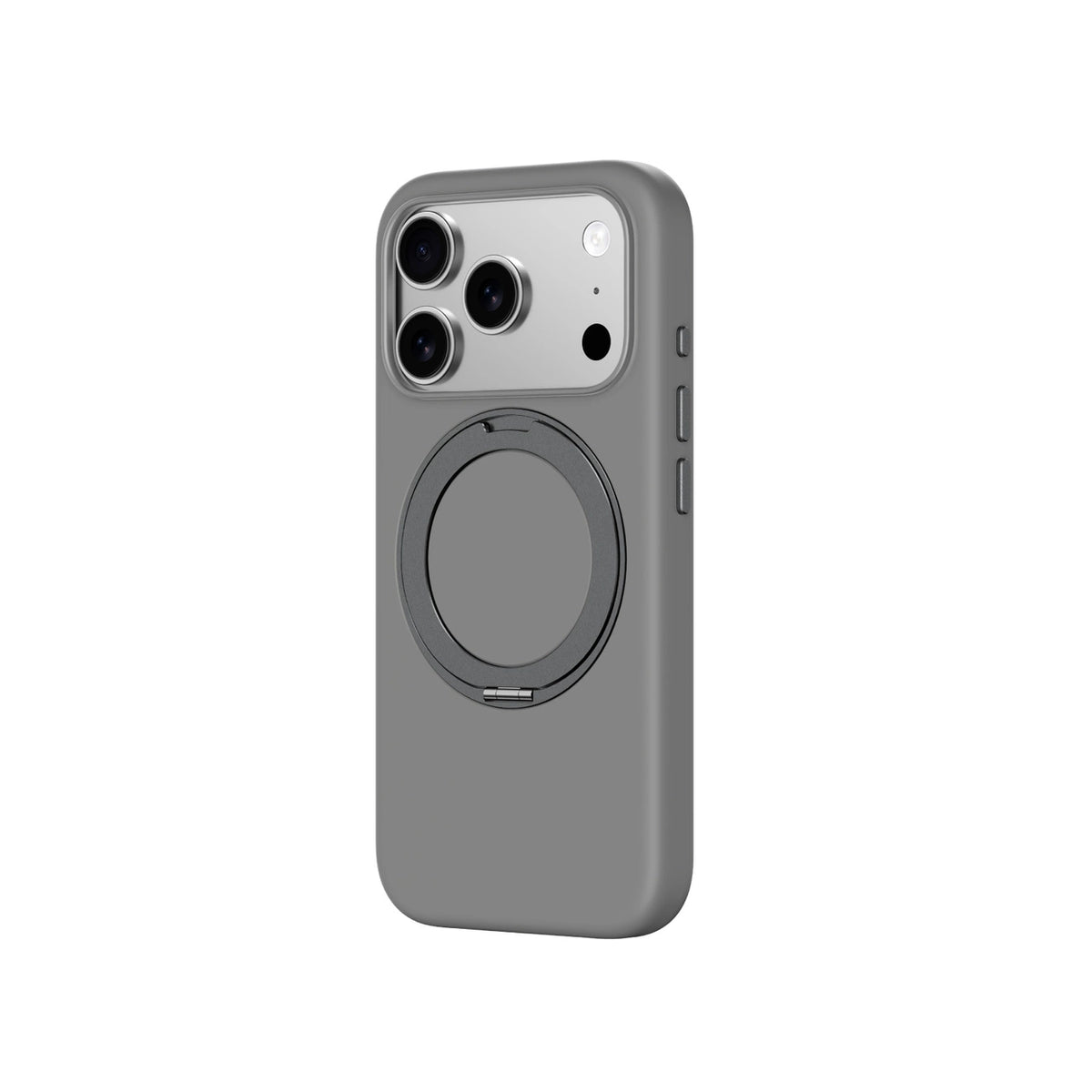 Etui AMAZINGTHING Cloudie na iPhone 17 Pro z podstawką - szare – zdjęcie 5
