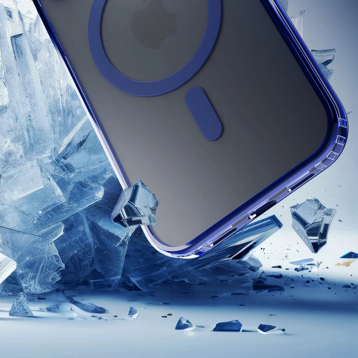 Etui 3mk Frosty MagCase na iPhone Air - niebieskie – zdjęcie 2